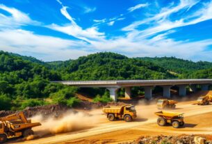 Menteri PUPR Cek Proyek Tol Trans Kalimantan