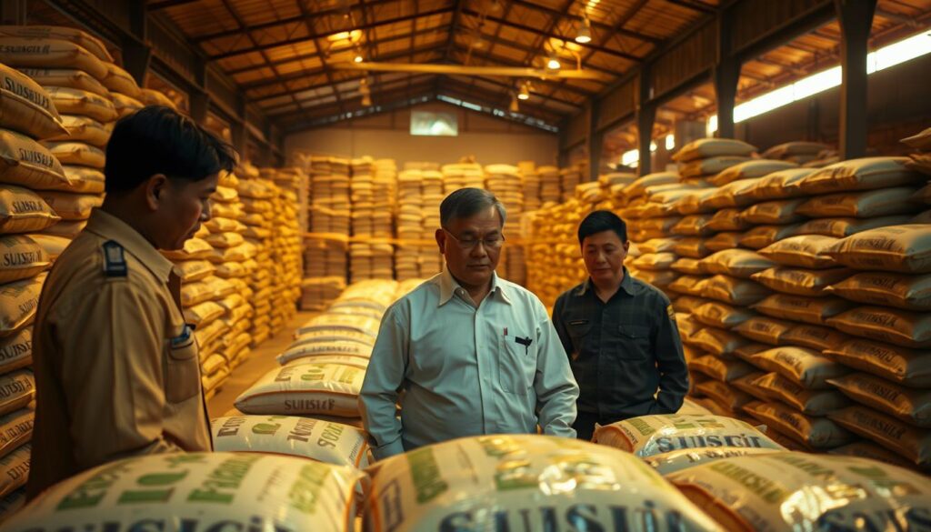 penimbun pupuk subsidi